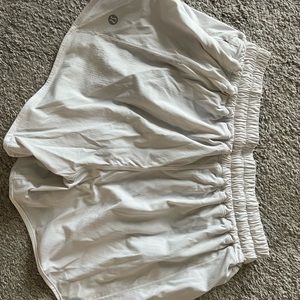 White lululemon shorts